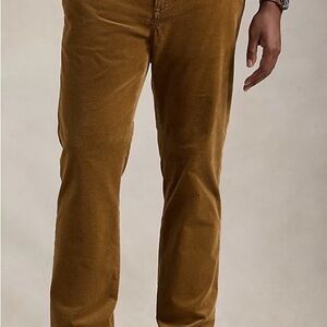 Ralph Lauren Men's Corduroy Pants in Camel Brown 32x34